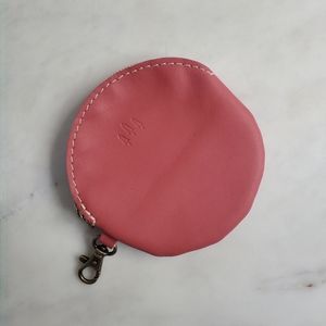 PLG Portland Leather Goods Premium Begonia Gordita Zipper Keychain Pouch